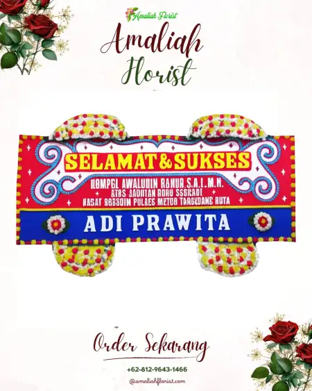 Papan Bunga Ucapan Selamat Rampalcelaket